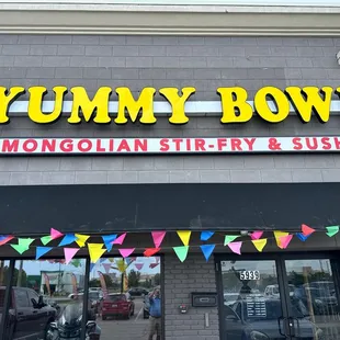 Mongolian Stir Fry and Sushi