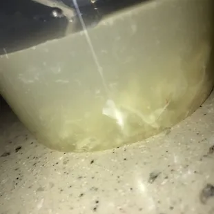 Finally, egg soup that's not gold colored with a lot of oil and grease. This egg soup is light, delicate, and less on the calories