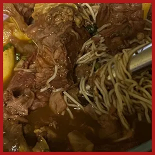 Beef Stew Noodle Soup