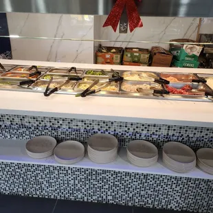 Mongolian bbq section