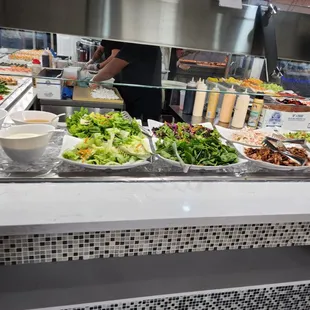 interior, salads