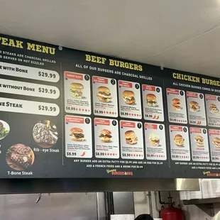 ramen and noodles, menu