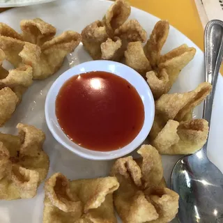 8 Piece Crab Meat Cheese Won Ton