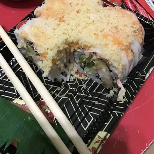 Snow Mountain Sushi Roll!!! So delicious, this is my favorite!!!!