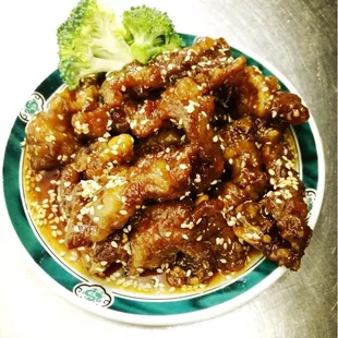Sesame beef, sweet, crispy and yummy!