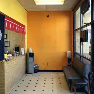 Counter and Takeout Waiting Area