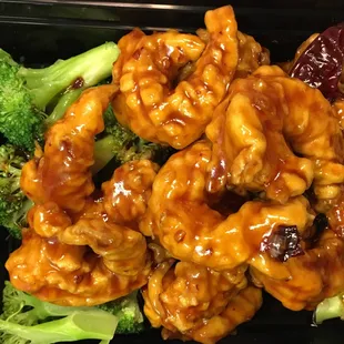 Yummy General Tso's Shrimp!