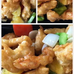 Sweet and Sour Chicken is light and crispy!