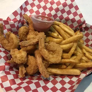 Fried Shrimp Basket (8)