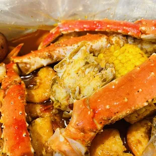 King Crab and shrimp