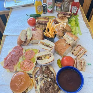 Yummy Deli Sandwiches.