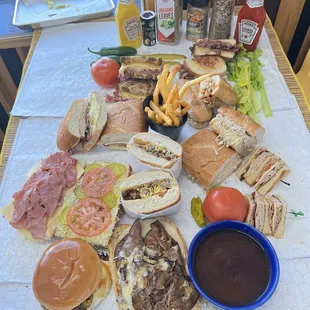 Yummy Deli sandwiches.