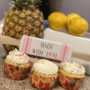 Each and every cupcake is made with love!!