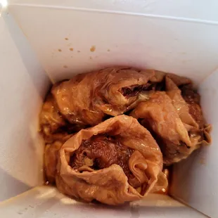Tofu skin rolls $5 for 3.