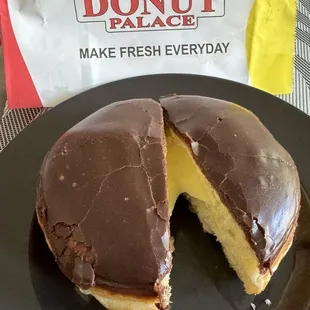 Bavarian filled donut