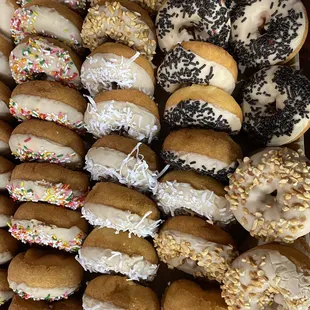 a variety of doughnuts