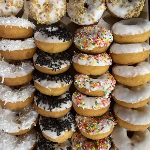 a variety of doughnuts