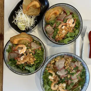 Shrimp BBQ Pork Egg Noodles