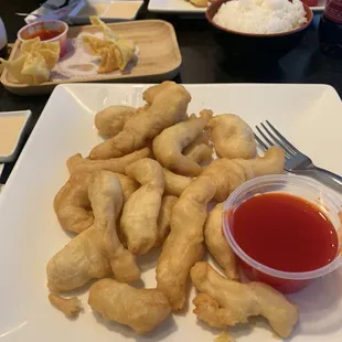 Sweet and sour chicken.