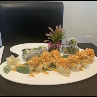 The yummy express roll and the California roll