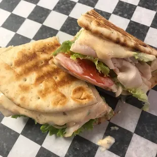 Turkey Mozzarella House Pecan Flatbread