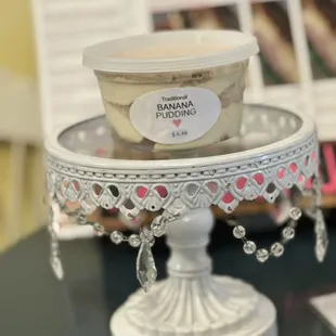 Banana Pudding in a cup! YUMMY!