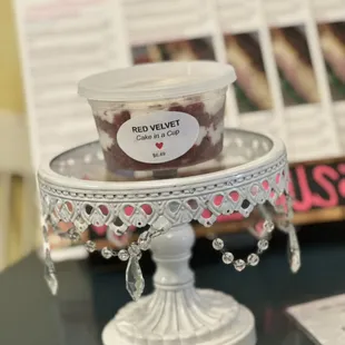 Red Velvet Cake in a cup!