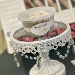 Banana Bread cake in a cup!