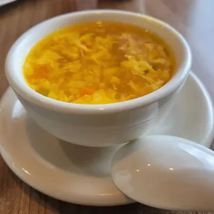 Egg drop soup, only served with the lunch special.