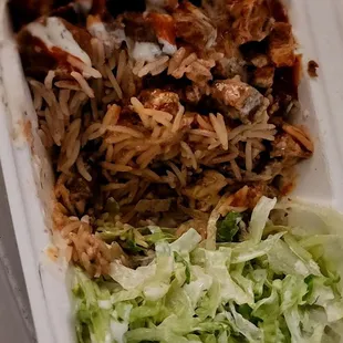 Messy photo, we dug in, couldn't wait!