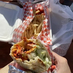 Chicken &amp; Lamb gyro