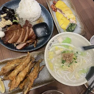 K10. Chiu Chow Marinated Duck over Rice Plate