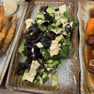 K41. Smashed Cucumber, Woodear Mushroom and Bean Curd Salad