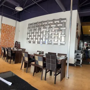 a dining room