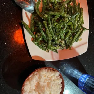 Stir fried green beans - absolutely delicious