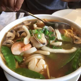 Hot And Sour Seafood Soup
