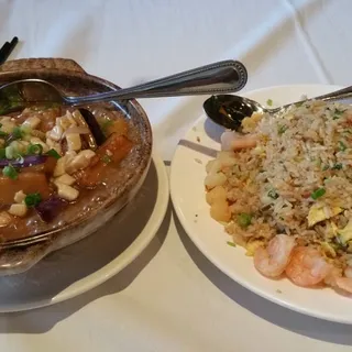 Seafood Fried Rice With Spicy Xo Sauce*** Xo