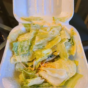 House ginger salad