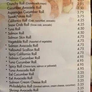 Menu 8