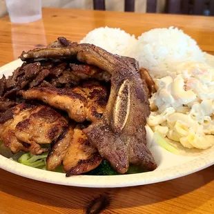 Aloha BBQ Mix Plate