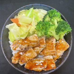 Salmon Teriyaki Rice Bowl
