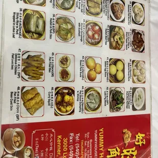 menu, sushi and sashimi