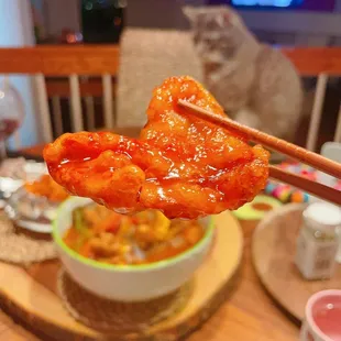 Sweet sour pork! This is a traditional Chinese dish from Northeast part of China