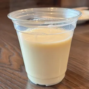 Hot soy bean milk