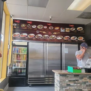 The wonderful menu options.