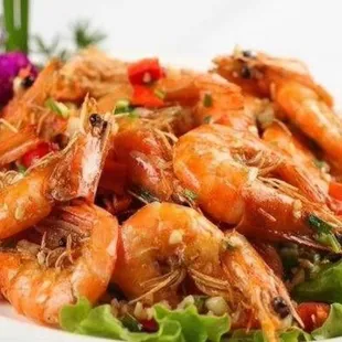 Salt pepper shrimp