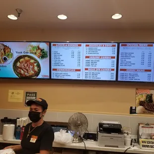 menu, sushi and sashimi