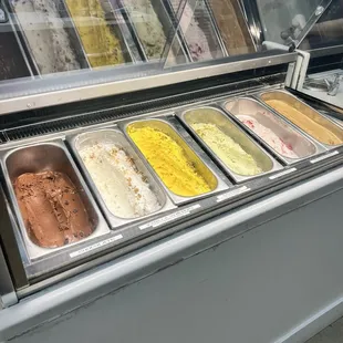 Ice cream selection