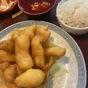 Sweet and sour chicken