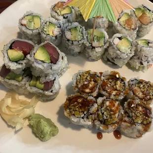 food, sushi and sashimi, sushi, sashimi